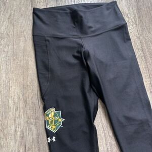 Under Armour Women’s Clarkson University Black Crop Compression Leggings Medium